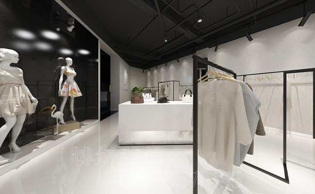 杭州服装展厅装修设计_案例效果图 2